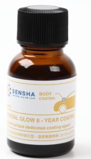 Керамическое покрытие для кузова автомобиля SENSHA CRYSTAL GLOW 8 лет 15мл