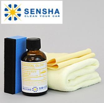 Керамическое покрытие для кузова автомобиля SENSHA CRYSTAL GLOW 8 лет 50мл + аксессуары