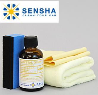 Керамическое покрытие для кузова автомобиля SENSHA CRYSTAL GLOW 5 лет 50мл + аксессуары
