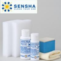 Полироль для пластика салона  Sensha PLASTIC POLISH A+B + аксессуары